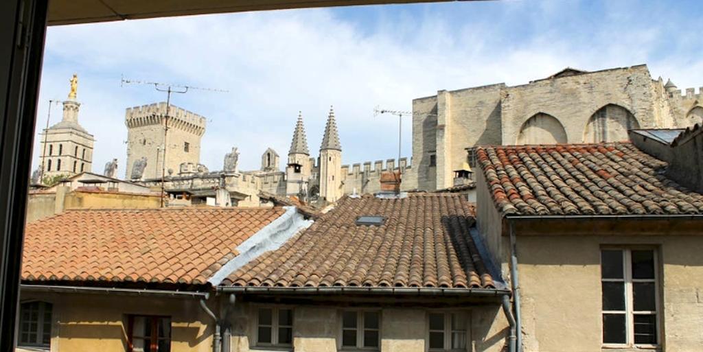 Studio Vue Palais Des Papes Avignon Exteriör bild